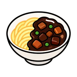 Jjajangmyeon (Black Bean Noodles)
